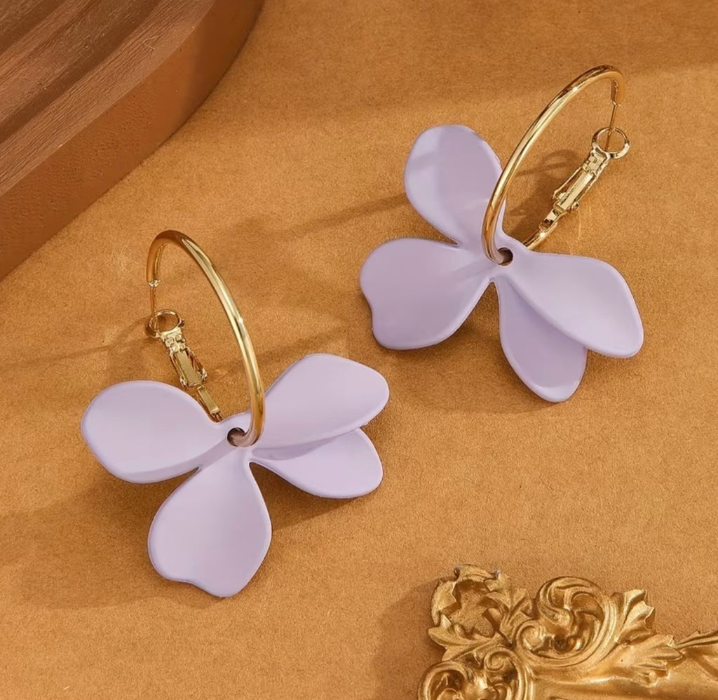 Petal Muse Hoops