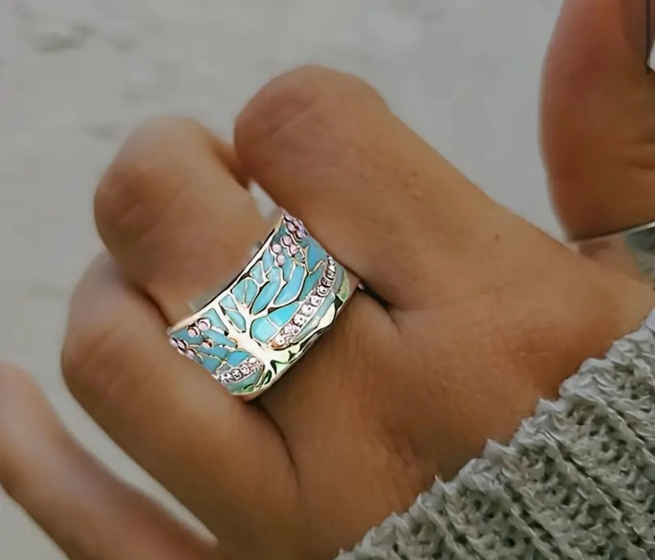 Lucky Flower Tree Ring