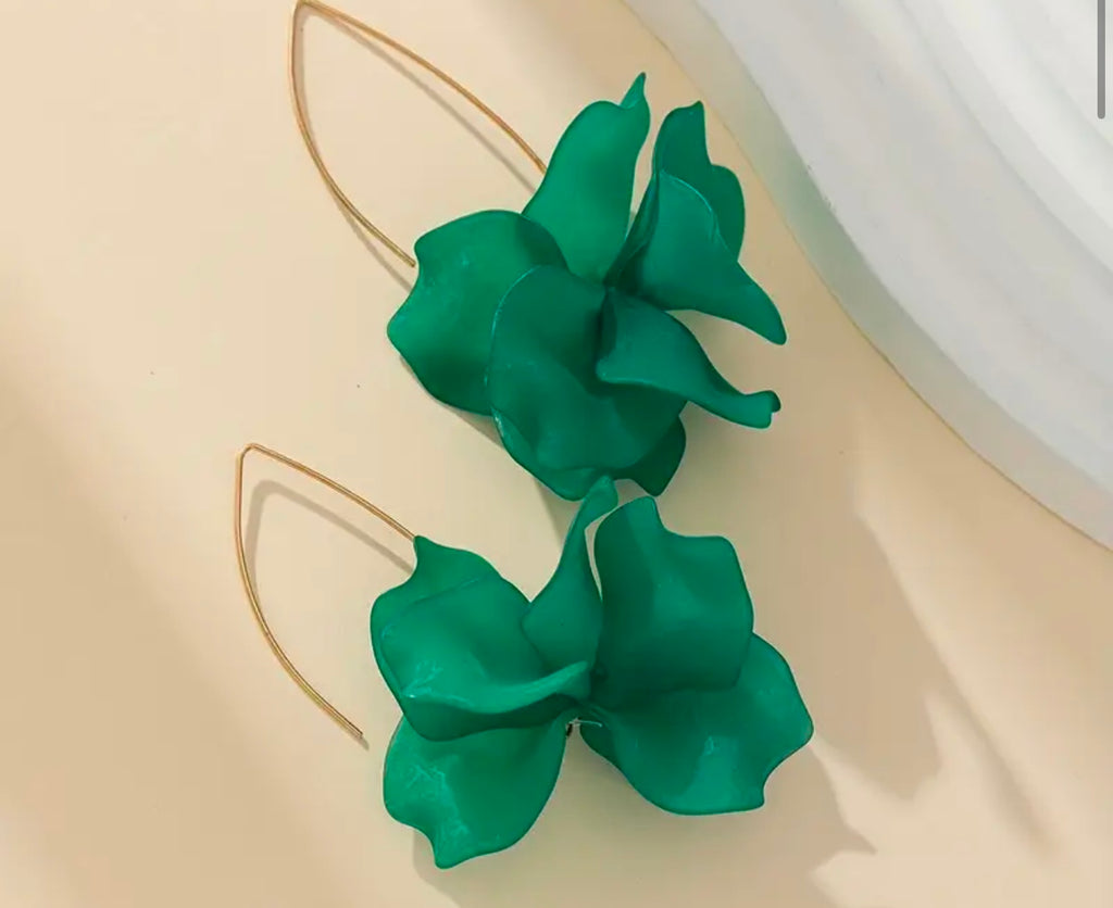 Floral Acrylic earrings
