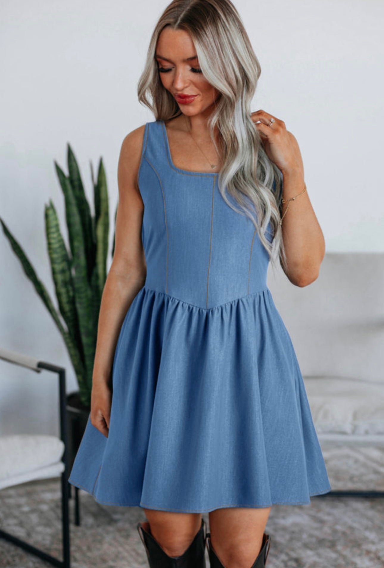 Denim Blue Dress
