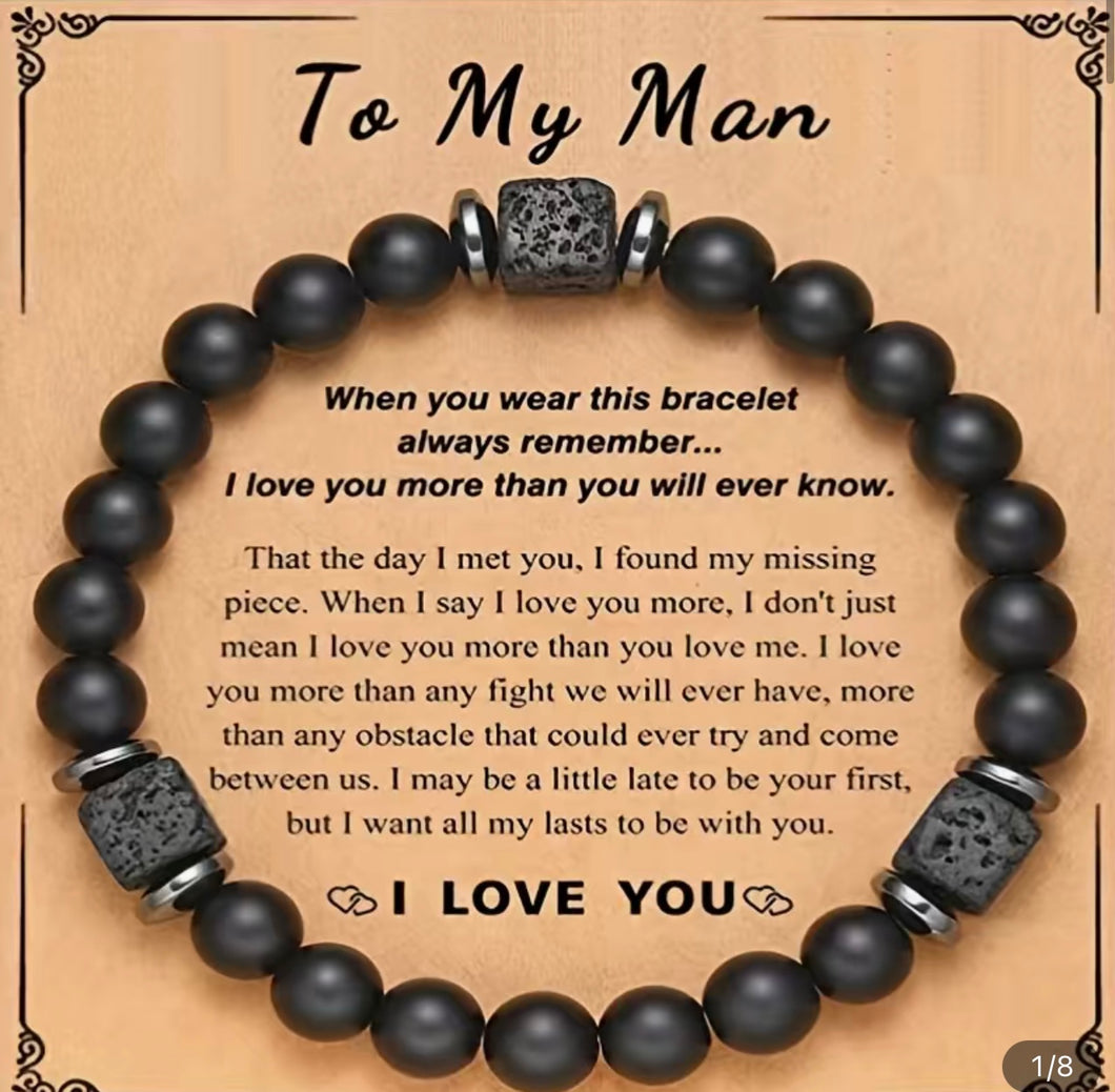 To My Man Bracelet