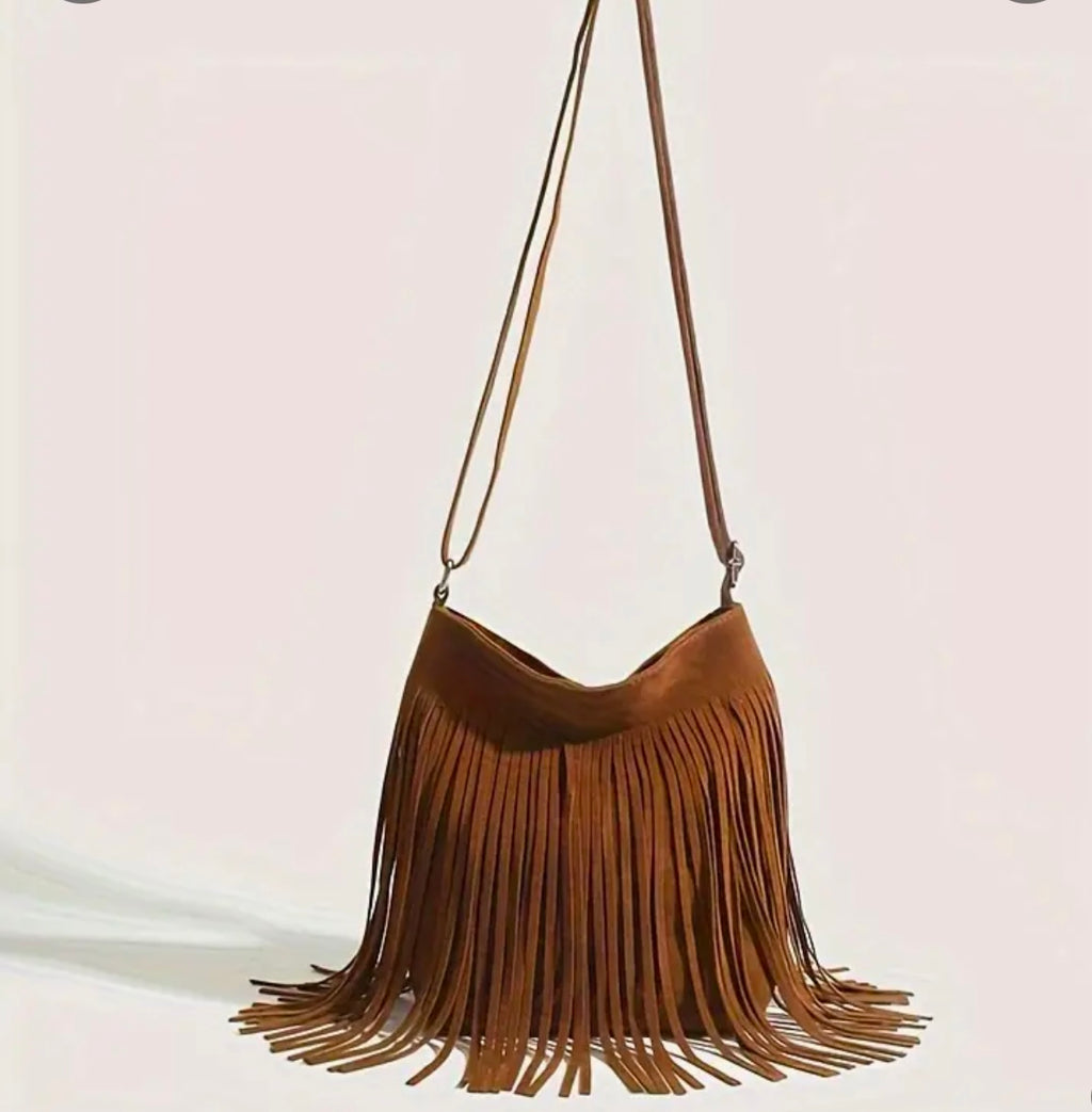 Fringe purse
