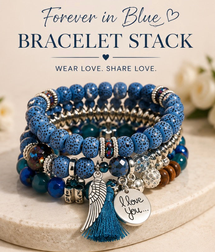 Forever in Blue Bracelet Stack