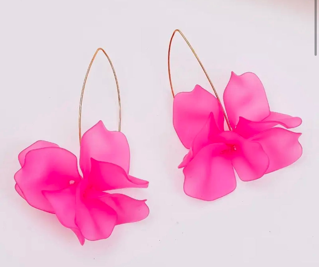 Floral Acrylic earrings