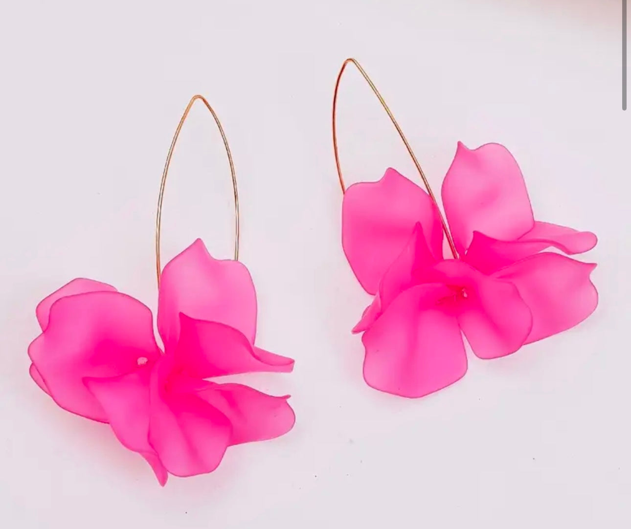 Floral Acrylic earrings