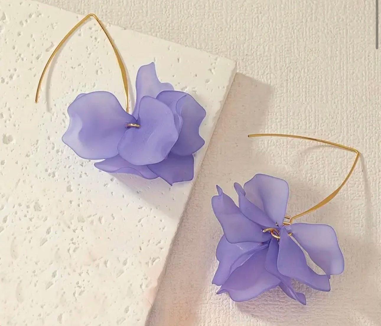 Floral Acrylic earrings