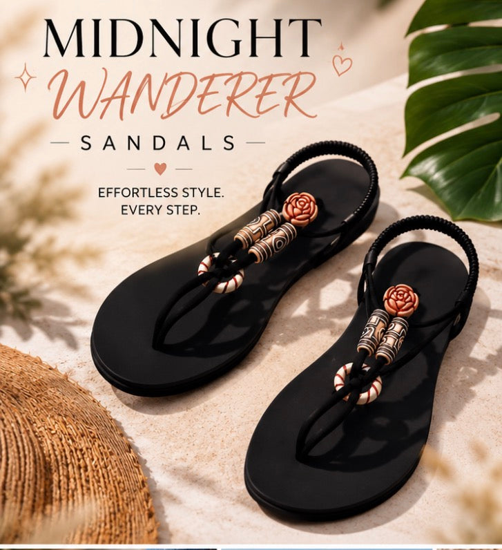 Midnight Wanderer Sandals