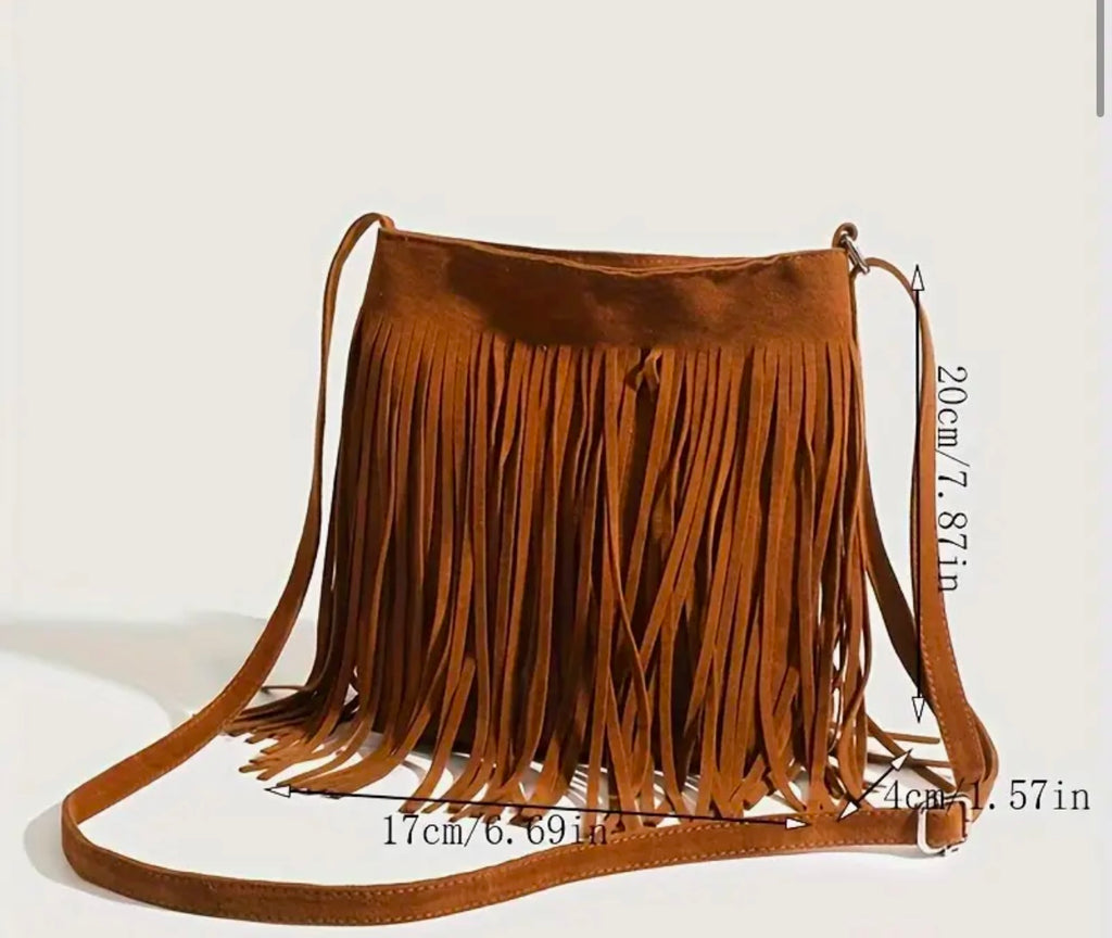 Fringe purse