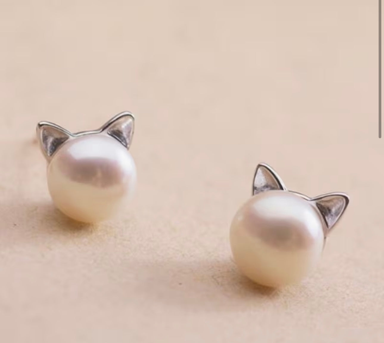 Cat Head Earrings