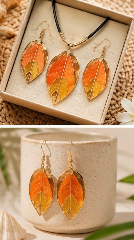 Island Glow Necklace & Earrings