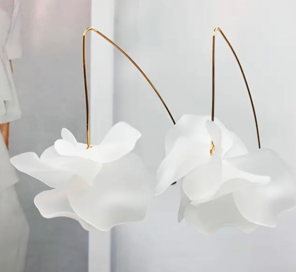 Floral Acrylic earrings