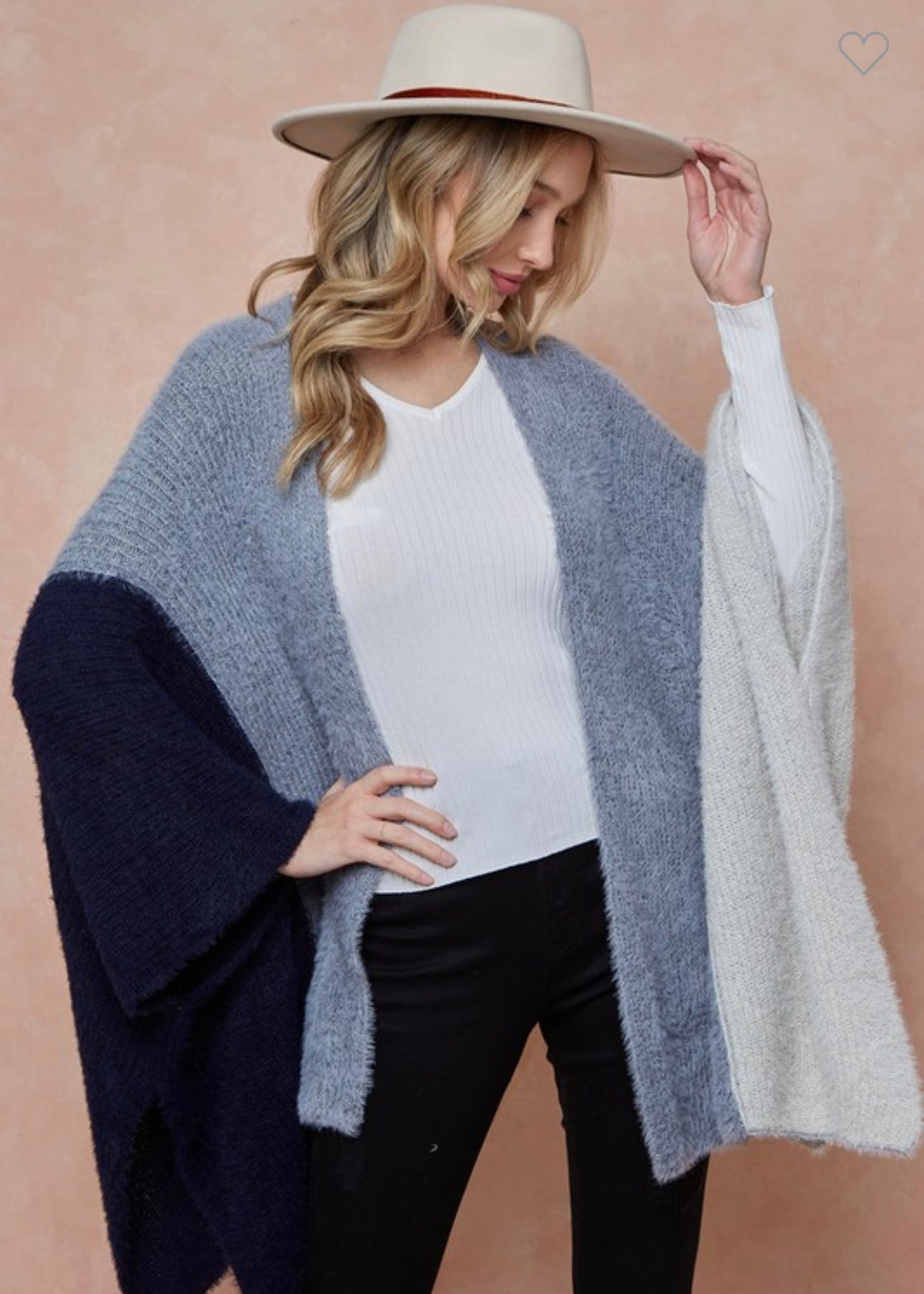 Blocked Shawl Cardigan