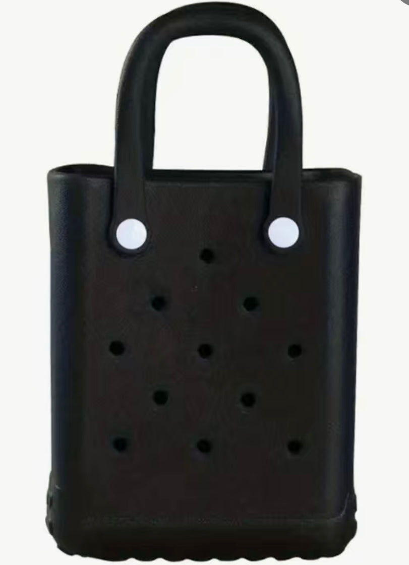 Mini Rubber Tote Bag