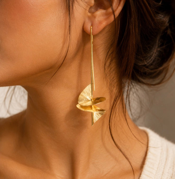 Golden Drift Earrings