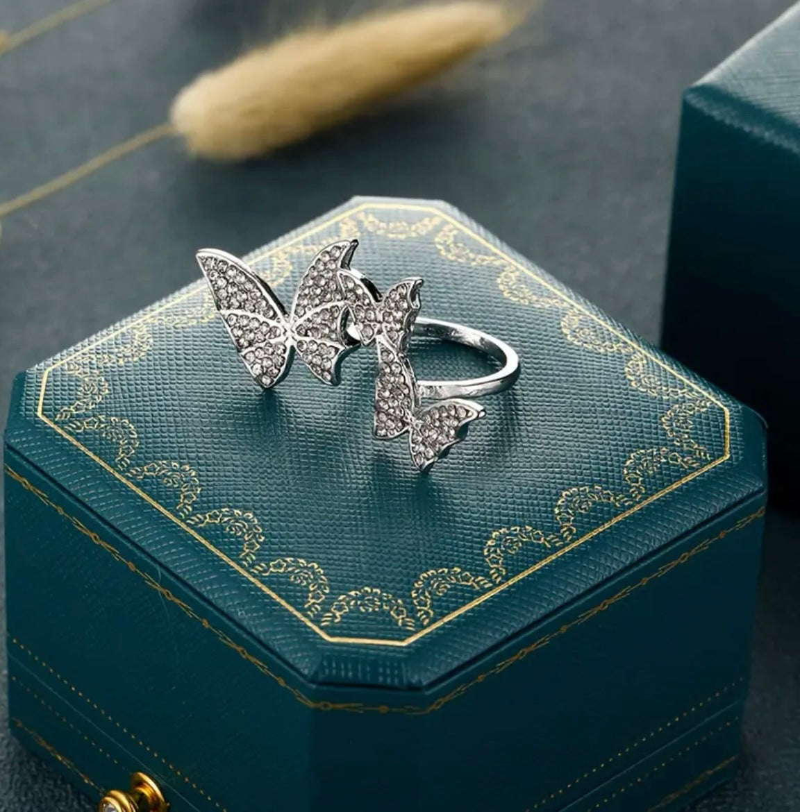 Elegant Butterfly Ring