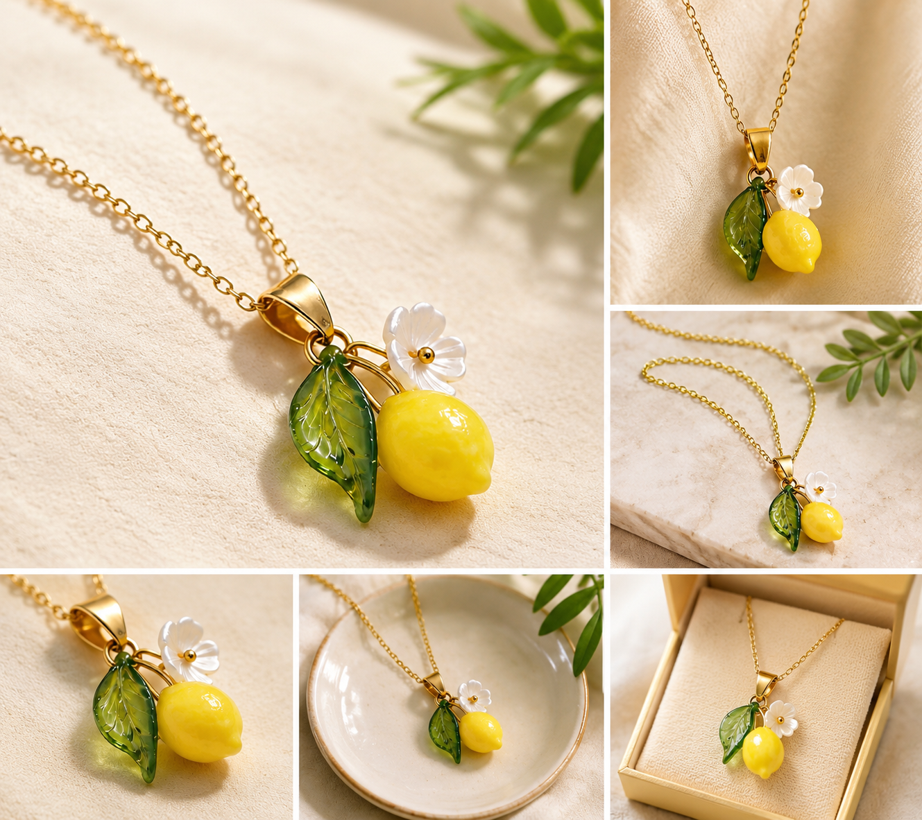 Limoncello Charm Necklace