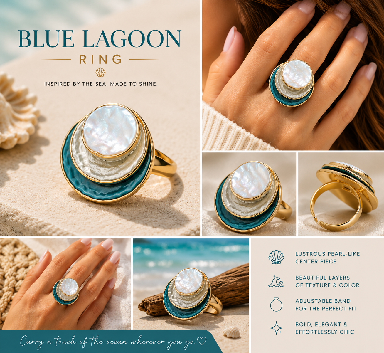 Blue Lagoon Ring