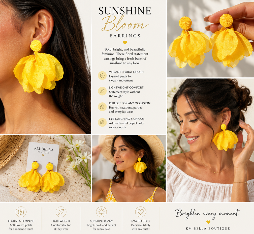 Sunshine Bloom Earrings