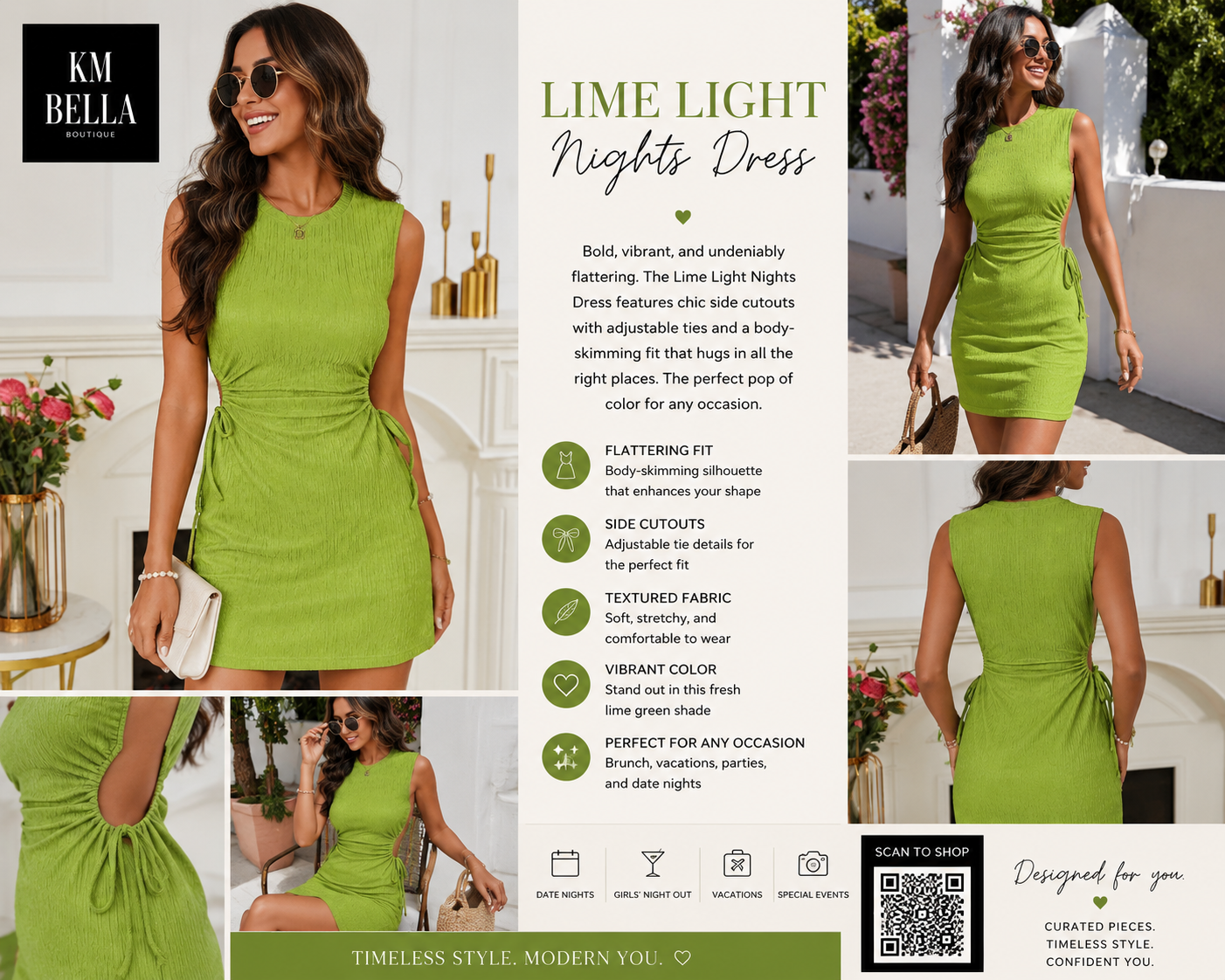 Lime Light Nights Dress