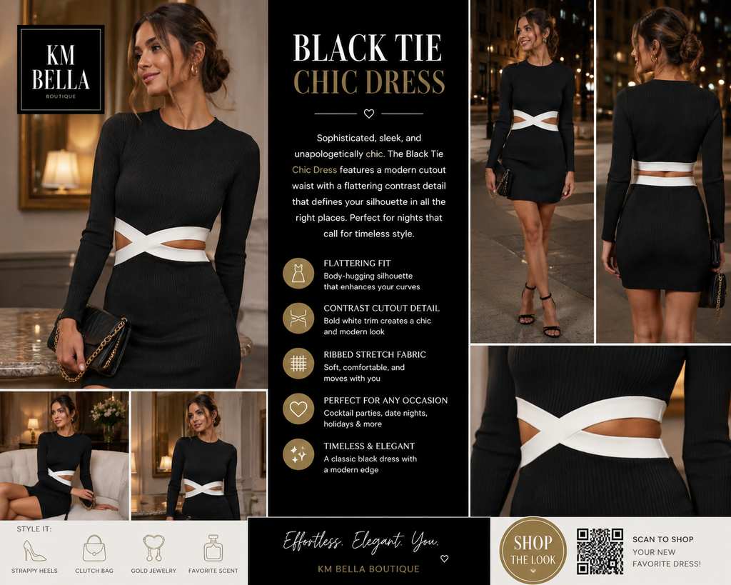 Black Tie Chic Dress