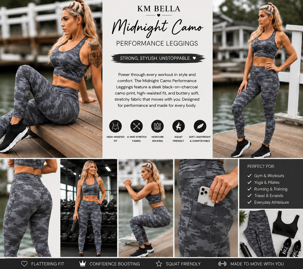 Midnight Camo Performance Leggings