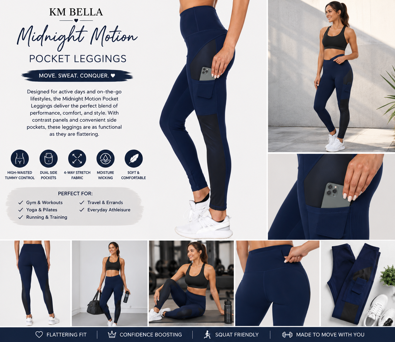 Midnight Motion Pocket Leggings