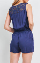 Load image into Gallery viewer, Navy Blue Romper
