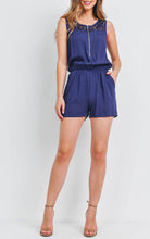 Load image into Gallery viewer, Navy Blue Romper
