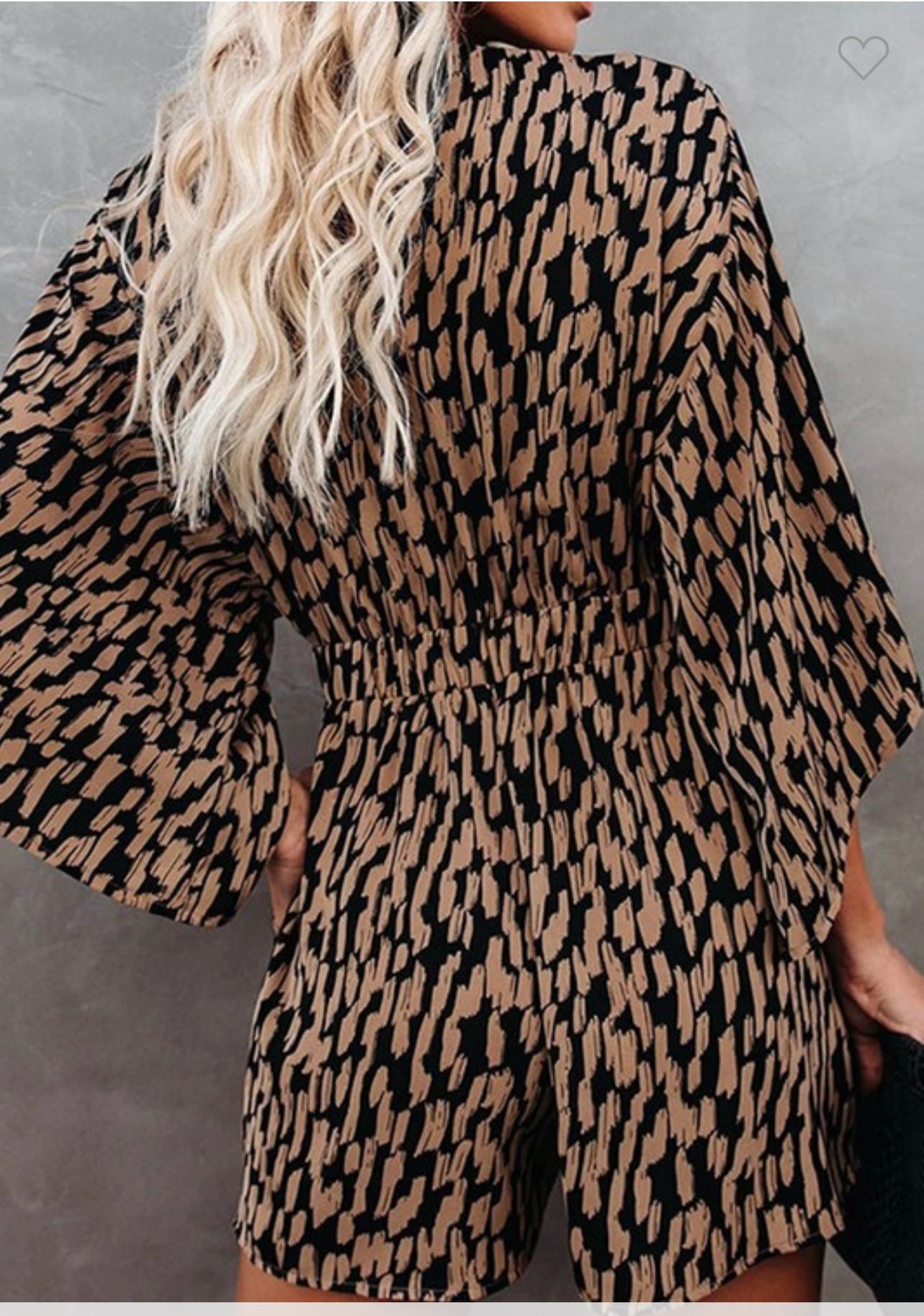 Printed Romper
