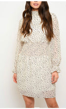 Load image into Gallery viewer, geo print long sleeve dress
